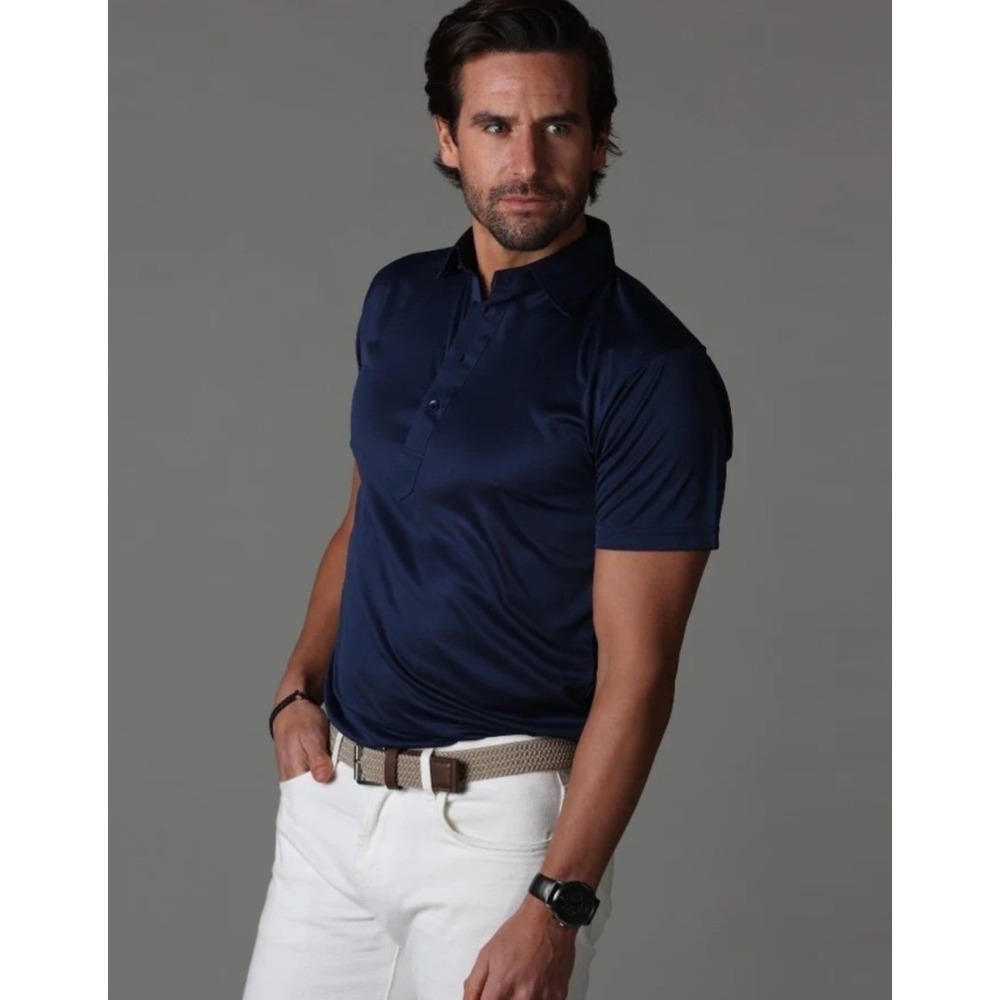 NWOT Collars and Co Short Sleeve Polo Navy 2XL Tall